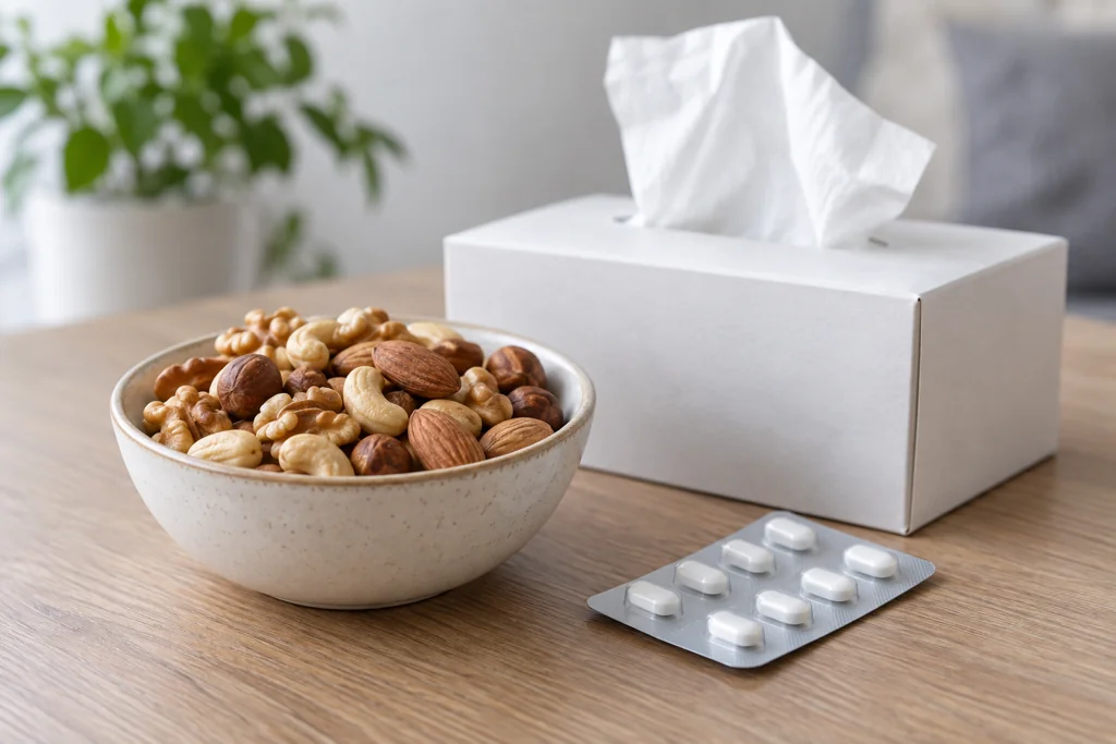 Illustration for die Allergie auf