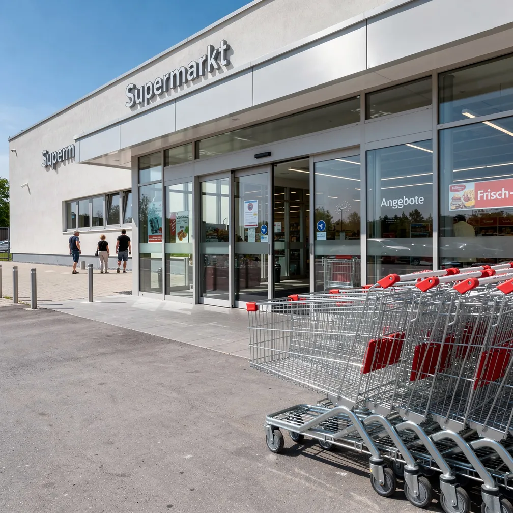 Illustration pour der Supermarkt