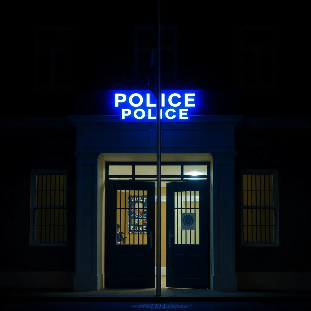 Иллюстрация к слову police station