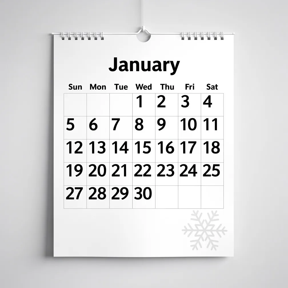 Иллюстрация к слову January