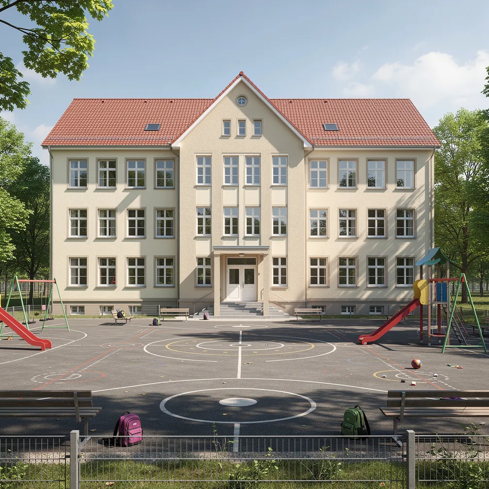 Ilustracja do słowa die Schule