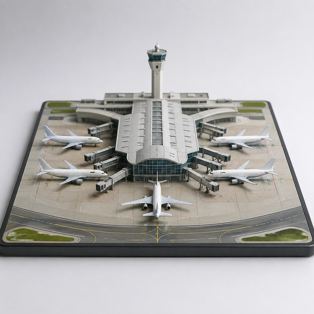 Ilustracja do słowa der Flughafen