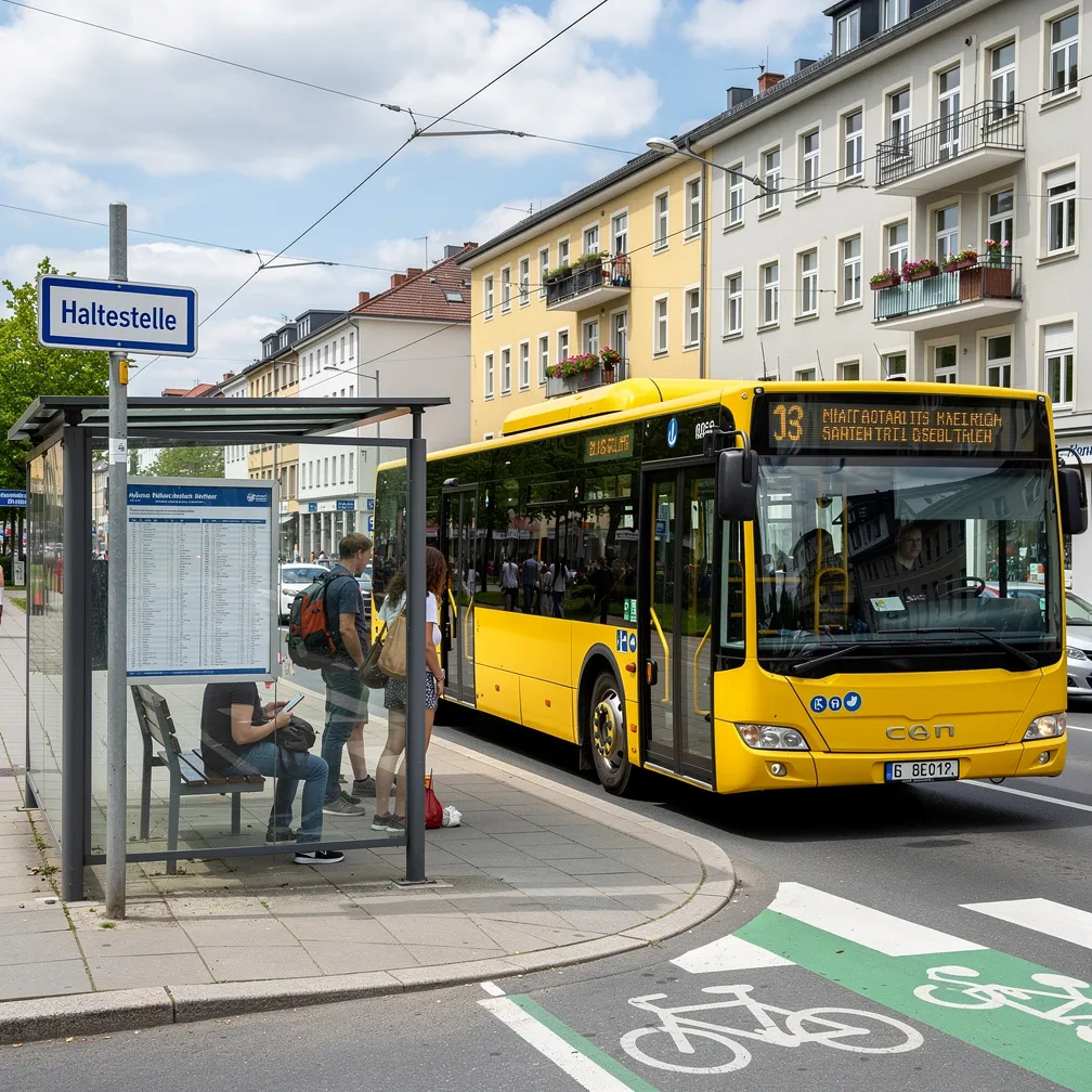Illustration pour der Bus