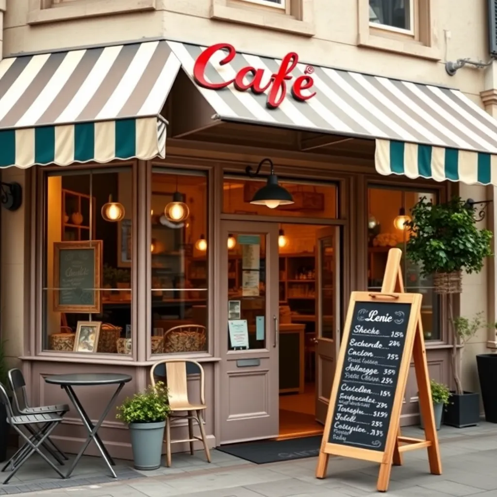 Иллюстрация к слову cafe